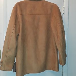 Men's suede garment w/ fur lining brand new